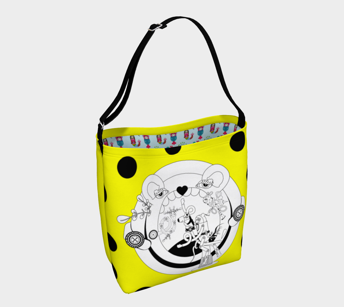 Yellow Bear Bag