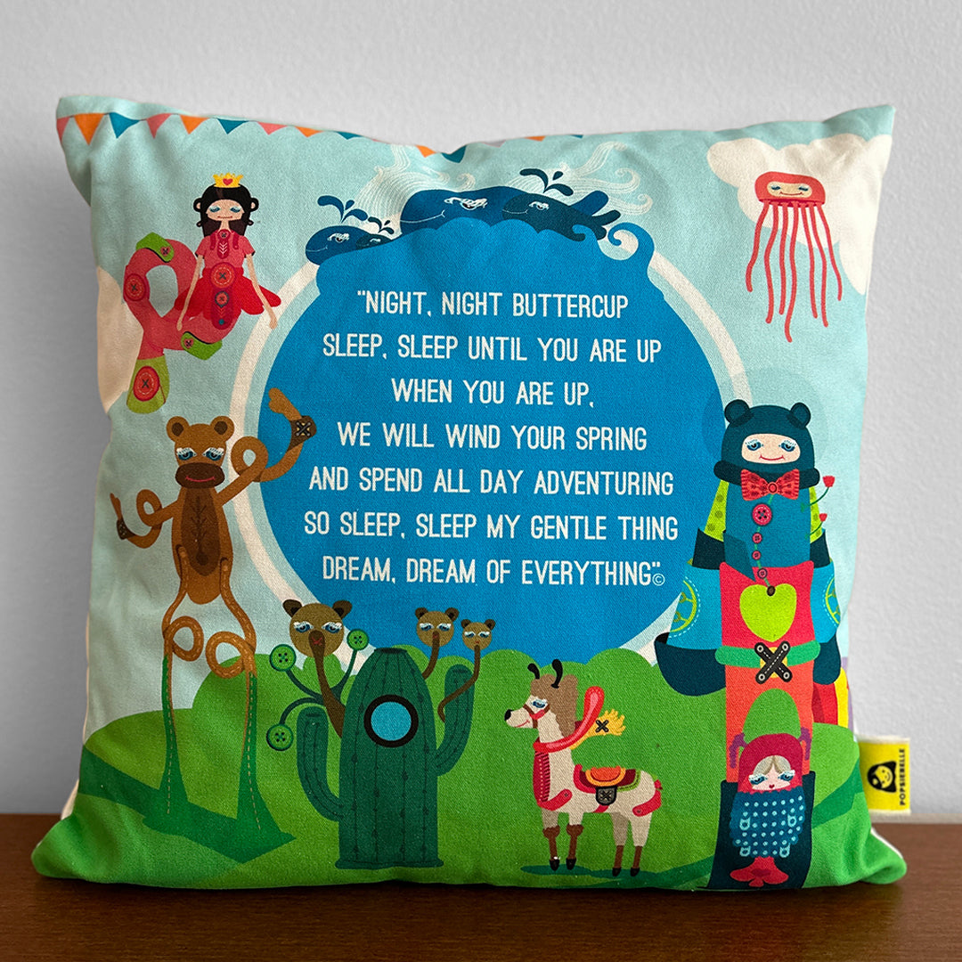 Popsiebelle Story Pillow Sleepy Hippos